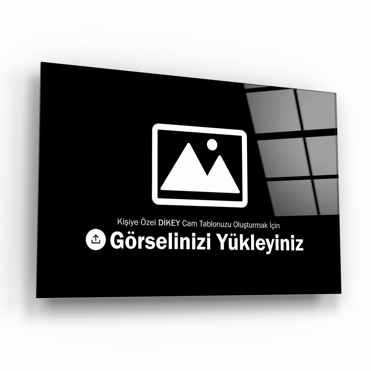 Kişiye özel yatay cam tablo baskısı kendi görselini yükle Tablodecor Ürün ana görseli